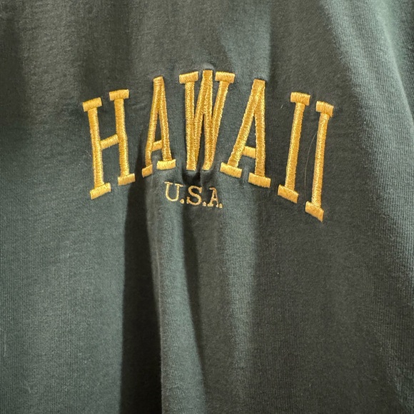 Brandy Melville Green Hawaii Crewneck Sweatershirt - Picture 2 of 5